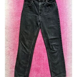 Abercrombie & Fitch Dark Grey 90’s Straight / Ultra High Rise Jeans size 27/4R
